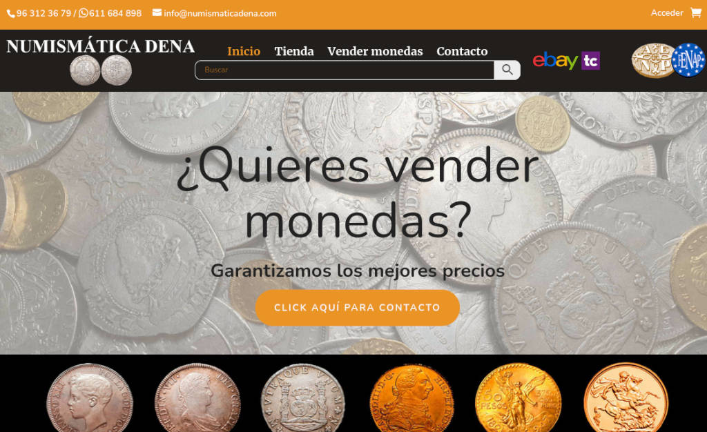 Tienda online de Numismática Dena